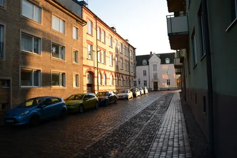 Old Town Street 4K Wallpaper · architecture · 3840×2560