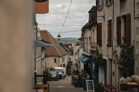 Fond d'écran Rue de la vieille ville 4K · architecture · 3840×2560