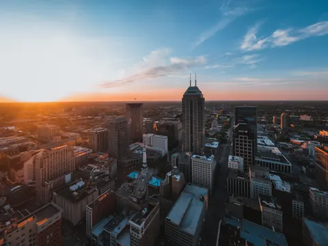 Rooftop View 4K Wallpaper · city · 3840×2880