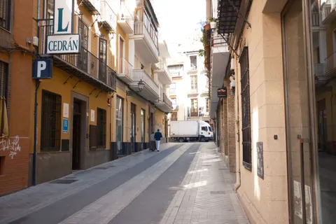 Fond d'écran Rue de la vieille ville 4K · architecture · 3840×2560