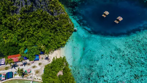 خلفية بحيرة الجزيرة بدقة 4K · ocean · 3840×2160