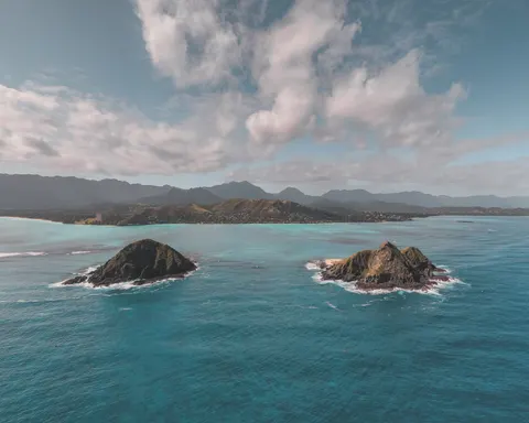 Обои Островная лагуна 4K · ocean · 3840×3072