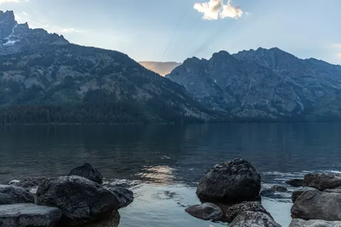 Misty Mountain Lake 4K Wallpaper · nature · 3840×2560