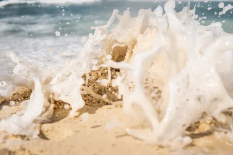 Meeresschaum 4K Hintergrundbild · ocean · 3840×2560