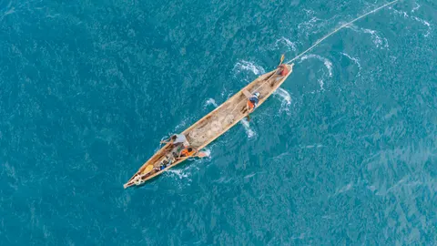 Boat at Sea 4K Wallpaper · ocean · 3840×2160