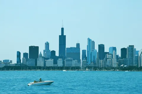 Fondo de pantalla Skyline de Chicago 4K · city · 3840×2561