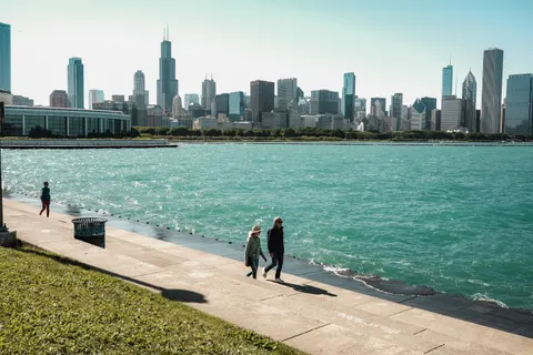 Wallpaper Cakrawala Chicago 4K · city · 3840×2560