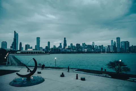 Fondo de pantalla Skyline de Chicago 4K · city · 3840×2560