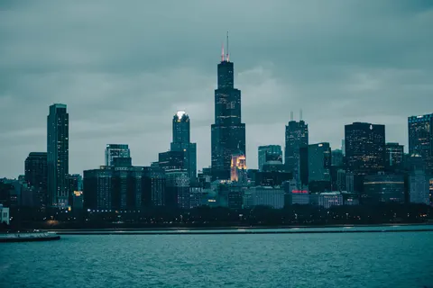 والپیپر خط آسمان شیکاگو با کیفیت 4K · city · 3840×2560