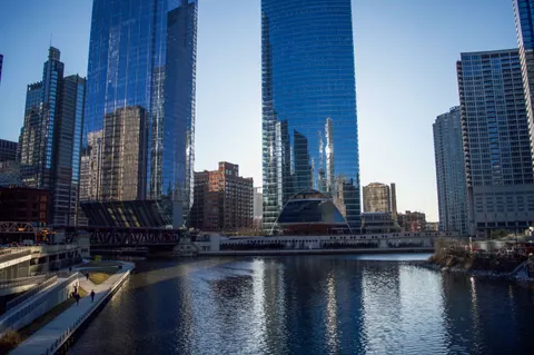 Fondo de pantalla Skyline de Chicago 4K · city · 3840×2553