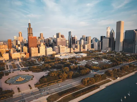 Fondo de pantalla Skyline de Chicago 4K · city · 3840×2880