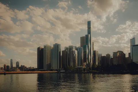 Wallpaper Cakrawala Chicago 4K · city · 3840×2560