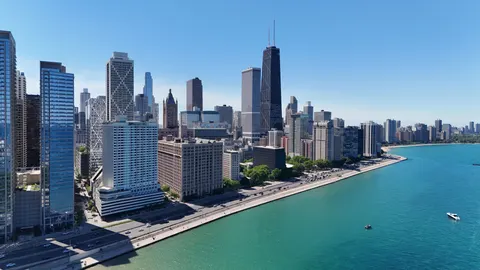 خلفية أفق شيكاغو بدقة 4K · city · 3840×2160