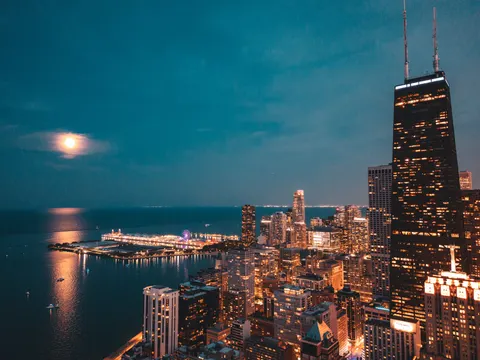Fondo de pantalla Skyline de Chicago 4K · city · 3840×2879